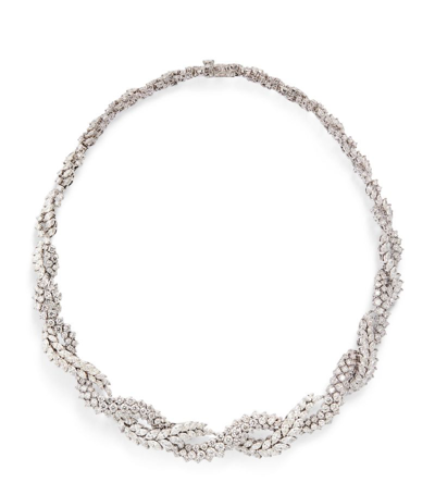 Yeprem White Gold And Diamond Y-couture Necklace
