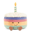 JELLYCAT AMUSEABLE RAINBOW BIRTHDAY CAKE (26CM)
