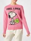 Mc2 Saint Barth Padel Lover Intarsia-knit Sweater In Pink