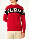 MC2 SAINT BARTH MAN SWEATER WITH COURMA WRITING