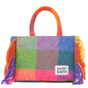 Mc2 Saint Barth Colette Blanket Handbag With Check Print In Multicolor