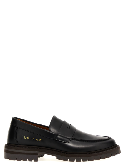 Common Projects Leather Loafers Black