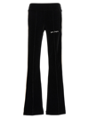 Palm Angels Jogging Pants In White/black