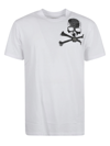 PHILIPP PLEIN SKULL & BONES ROUND NECK T-SHIRT