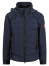 Canada Goose Men's Hybridge Base Matte Finish Down Jacket In Atlantic Navy