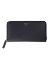 Emporio Armani Logo-plaque Detail Wallet In Nero