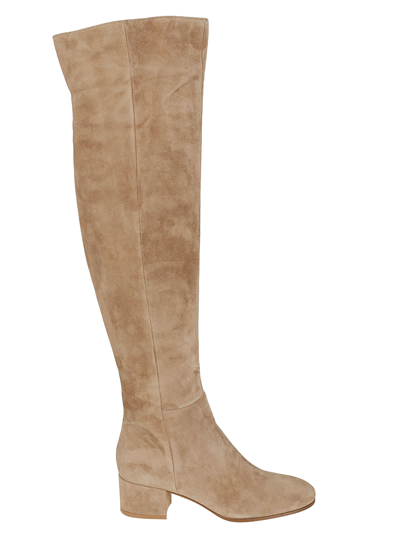 Gianvito Rossi Rolling Mid Camel Over-the-knee Boots