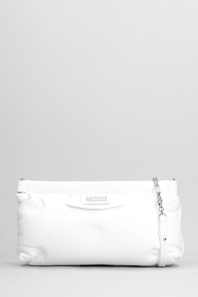 Maison Margiela Glam Slam Hand Bag In White Leather