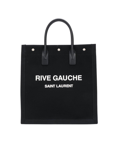 Saint Laurent Rive Gauche Tote Bag In White