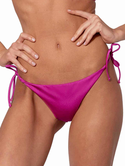 Mc2 Saint Barth Woman Violet Swim Briefs In Pink