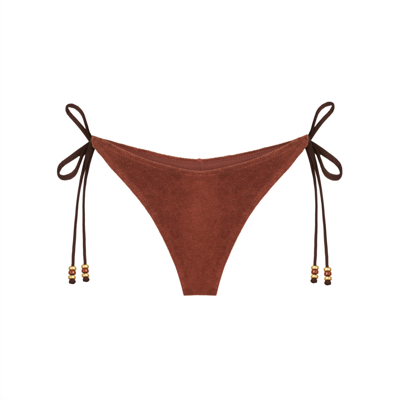 MC2 SAINT BARTH WOMAN TERRY CHEEKY SWIM BRIEFS