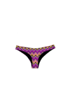 Mc2 Saint Barth Woman Swim Briefs With Optical Print In Pink