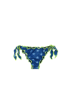 MC2 SAINT BARTH WOMAN RUFFLED CHEEKY SWIM BRIEFS WITH STAR PRINT