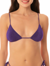 MC2 SAINT BARTH WOMAN PURPLE TRIANGLE TOP