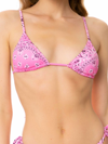 Mc2 Saint Barth Woman Pink Triangle Top In Pink