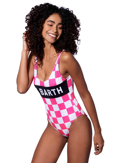 Mc2 Saint Barth Woman One Piece Swimsuit In Pink