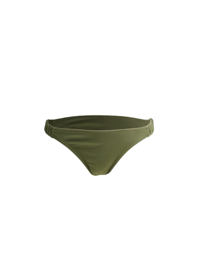 Mc2 Saint Barth Woman Military Green Swim Briefs