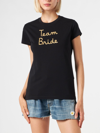 MC2 SAINT BARTH WOMAN COTTON T-SHIRT WITH EMBROIDERY