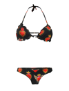 MC2 SAINT BARTH WOMAN CHEEKY SWIM BRIEFS WITH HEART PRINT