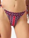 MC2 SAINT BARTH WOMAN CHEEKY SWIM BRIEFS WITH GIPSY PRINT