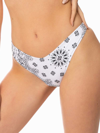 MC2 SAINT BARTH WOMAN CHEEKY SWIM BRIEFS WITH BANDANNA PRINT