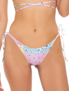 MC2 SAINT BARTH WOMAN CHEEKY SWIM BRIEFS WITH BANDANNA PRINT