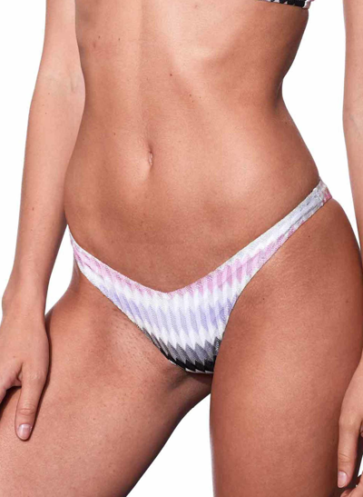 Mc2 Saint Barth Woman Cheeky Swim Briefs In Purple