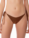 MC2 SAINT BARTH WOMAN BROWN SWIM BRIEFS