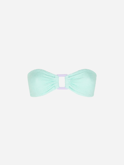 Mc2 Saint Barth Woman Bandeau Top In Green