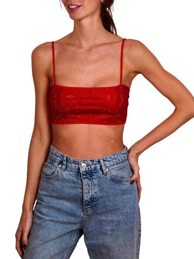 Mc2 Saint Barth Woman Regular Bandeau Top In Pink