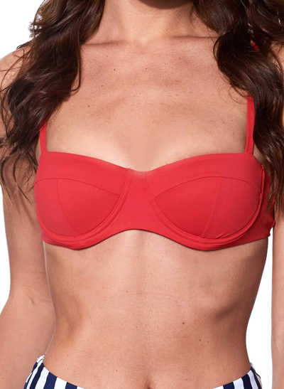 Mc2 Saint Barth Underwired Red Bralette