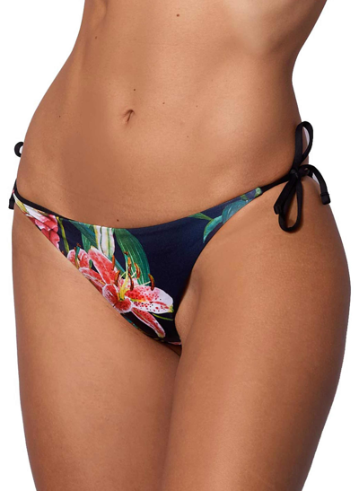 Mc2 Saint Barth Tropical Print Swim Briefs In Blue