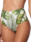 MC2 SAINT BARTH TROPICAL PRINT HIGH WAIST SWIM BRIEFS