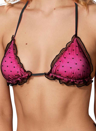 Mc2 Saint Barth Triangle With Tulle In Pink