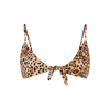 MC2 SAINT BARTH SAND ANIMALIER PRINT WITH FRONT KNOT