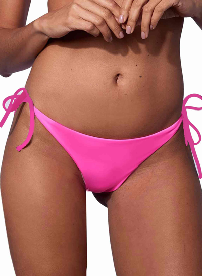 Mc2 Saint Barth Woman Fluo Pink Cheeky Swim Briefs