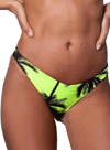 Mc2 Saint Barth Palm Tree Bikini Briefs In Yellow