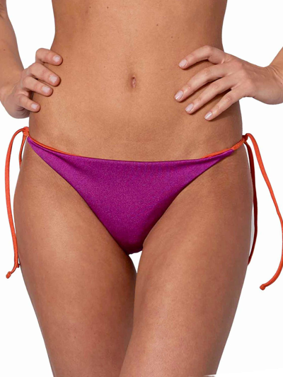 Mc2 Saint Barth Orange Cyclamen Swim Briefs In Purple