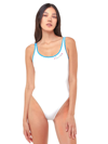 MC2 SAINT BARTH ONE PIECE SWIMSUIT WITH SANTA EMBROIDERY