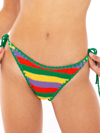 Mc2 Saint Barth Multicolor Crochetswim Briefs With St. Barth Embroidery In Multicolor