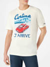Mc2 Saint Barth Man T-shirt With Cortina Lettering