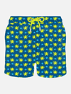 MC2 SAINT BARTH MAN LIGHT FABRIC SWIM SHORTS WITH FISH AND OCTOPUS PRINT