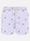 MC2 SAINT BARTH MAN LIGHT FABRIC SWIM SHORTS WITH CRAB PRINT