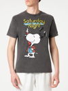 MC2 SAINT BARTH MAN COTTON T-SHIRT WITH SNOOPY DANCER PRINT PEANUTS® SPECIAL EDITION