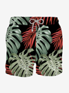 MC2 SAINT BARTH MAN CLASSIC SWIM SHORTS WITH TROPICAL PRINT