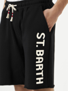 MC2 SAINT BARTH MAN BLACK COTTON BERMUDA