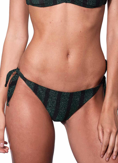 MC2 SAINT BARTH LUREX STRIPED SWIM BRIEFS