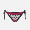 Mc2 Saint Barth Knitted Fucsia Swim Briefs In Pink