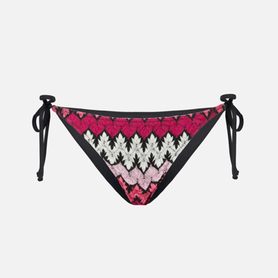 Mc2 Saint Barth Knitted Fucsia Swim Briefs In Pink