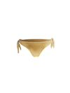 MC2 SAINT BARTH GOLDEN LUREX SWIM BRIEFS